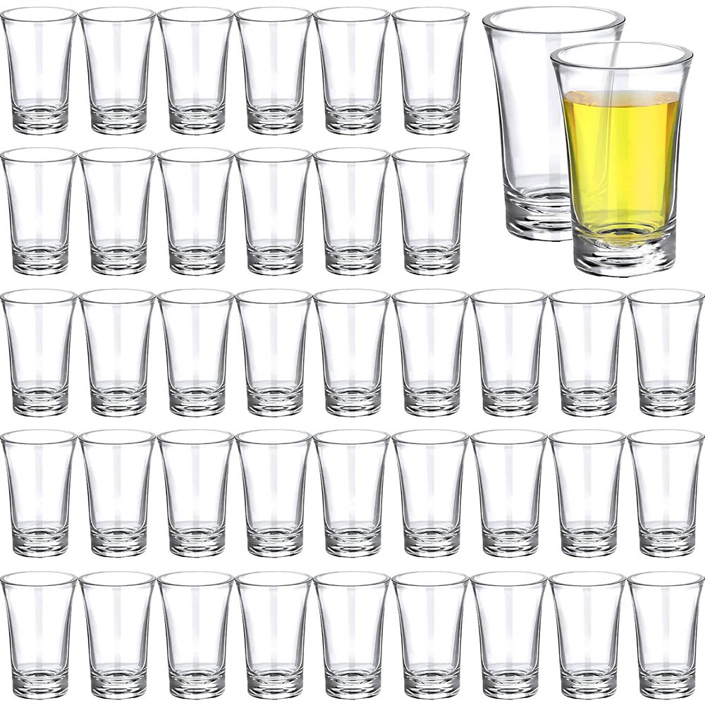 Espresso Shot Glass - 1.2oz Acrylic Shot Glass Bulk Set