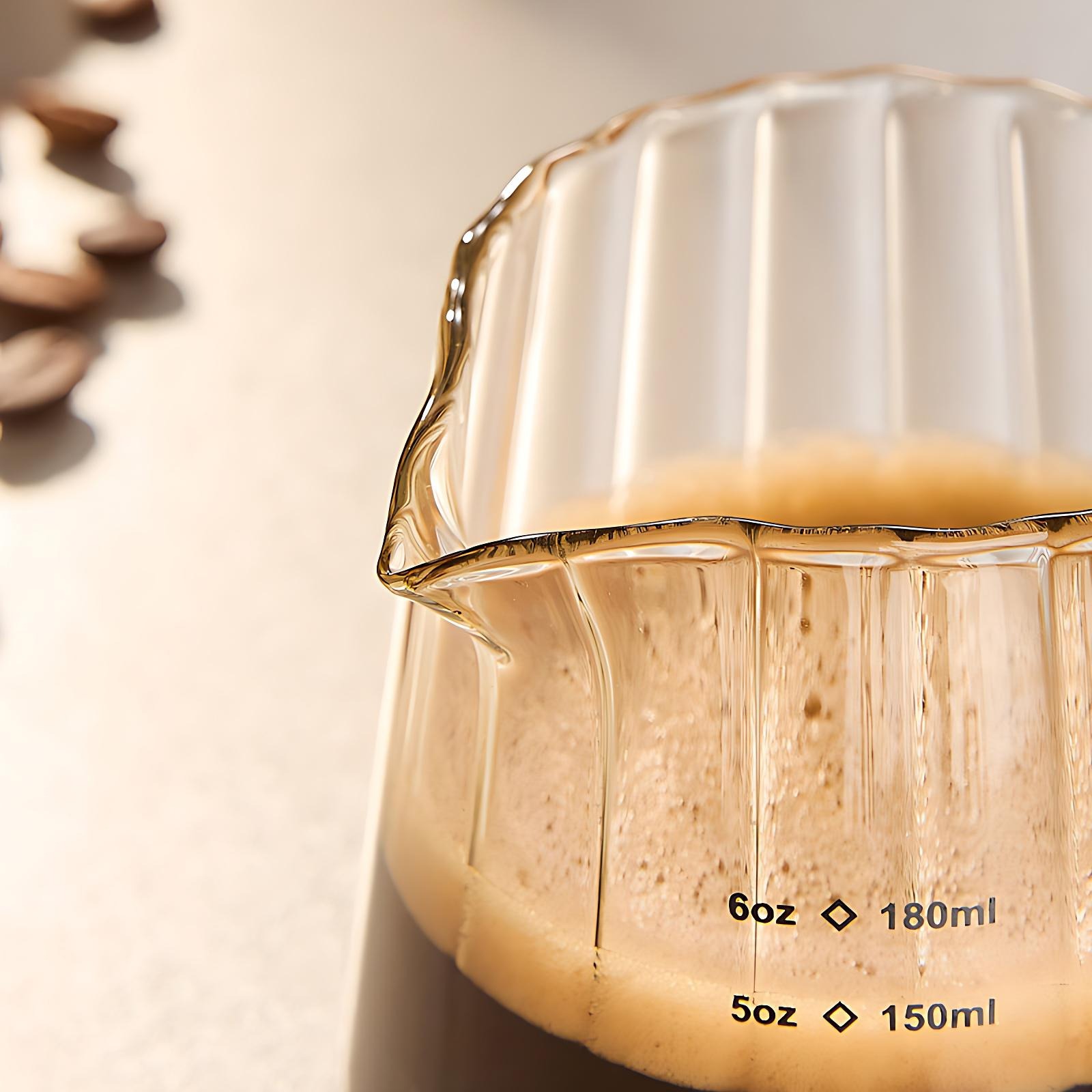 OANKR 6 oz Glass Measuring Cup - Espresso Shot Glass 评论和价格